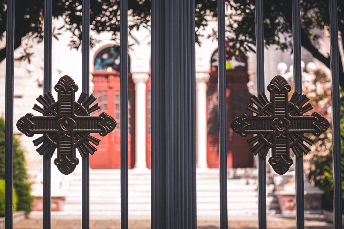 Puerta metálica